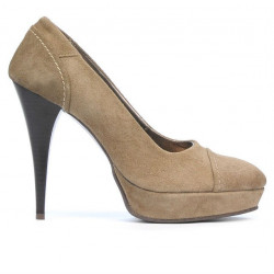 Eleganckie buty damskie 1082 piasek