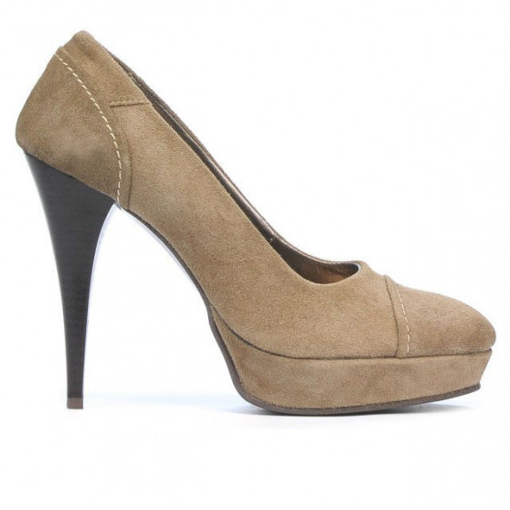 Eleganckie buty damskie 1082 piasek