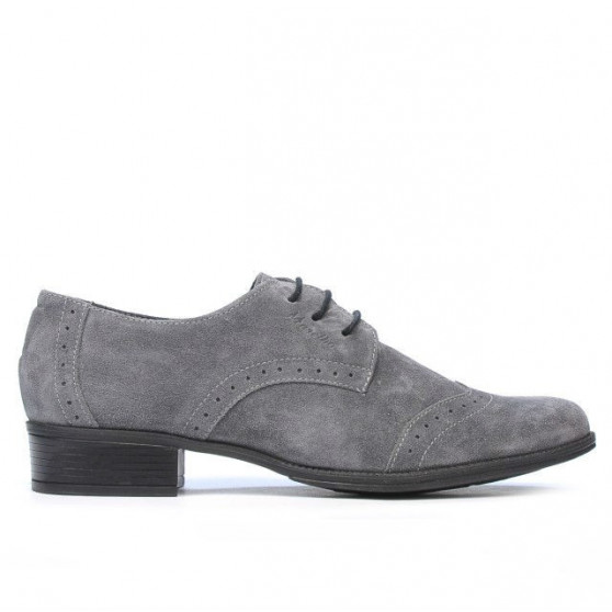 Buty damskie 691 szare welur