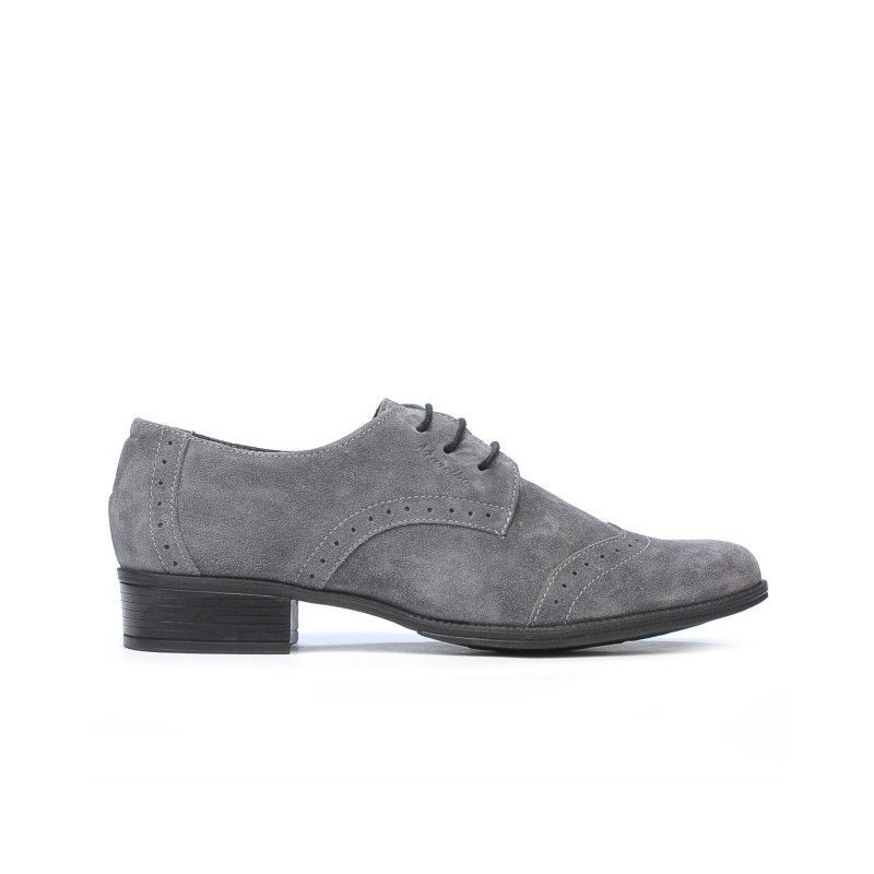 Buty damskie 691 szare welur