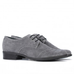 Buty damskie 691 szare welur