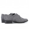 Buty damskie 691 szare welur