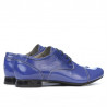 Damskie buty casual 180 lakierowane niebieskie