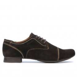 Damskie buty casual 180 kawa welur