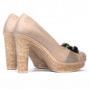 Buty casual damskie 175 piasek połączony