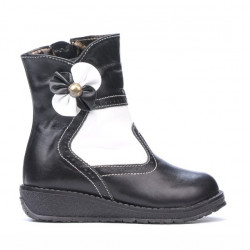 Buty dla małych dzieci 20c czarno-białe