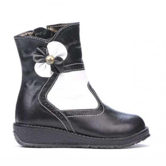 Buty dla małych dzieci 20c czarno-białe