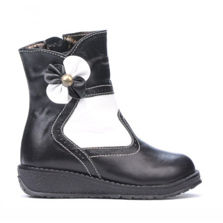 Buty dla małych dzieci 20c czarno-białe