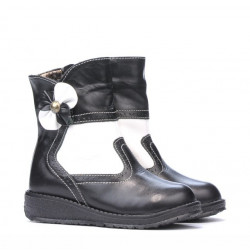 Buty dla małych dzieci 20c czarno-białe