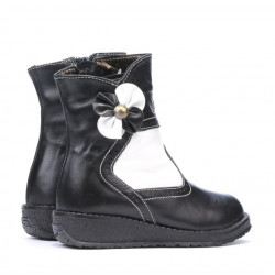 Buty dla małych dzieci 20c czarno-białe