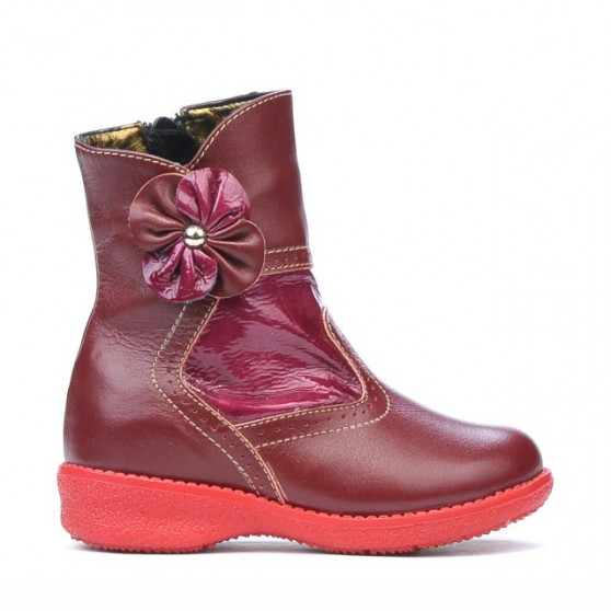 Buty dziecięce 20c bordowe