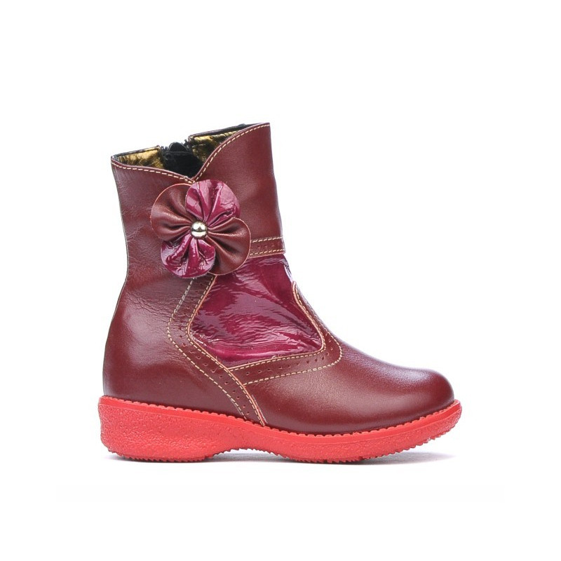 Buty dziecięce 20c bordowe