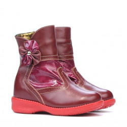 Buty dziecięce 20c bordowe