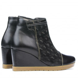 Buty damskie 1143 czarno połączone