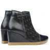 Buty damskie 1143 czarno połączone