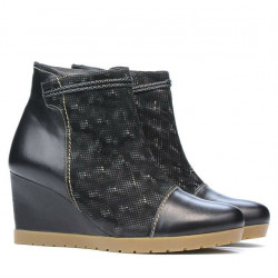 Buty damskie 1143 czarno połączone