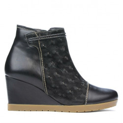 Buty damskie 1143 czarno połączone