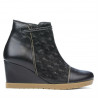 Buty damskie 1143 czarno połączone