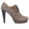 Eleganckie buty damskie 1091 piasek antylopa