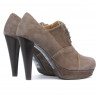 Eleganckie buty damskie 1091 piasek antylopa