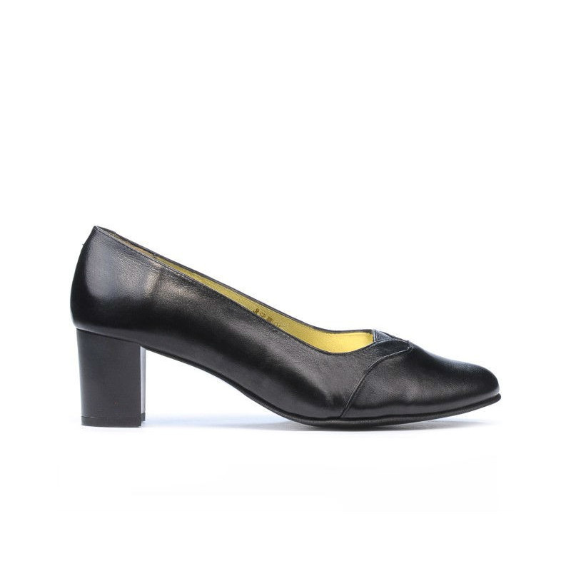 Eleganckie buty damskie (szeroki model) 1072xxl czarne