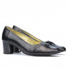 Eleganckie buty damskie (szeroki model) 1072xxl czarne