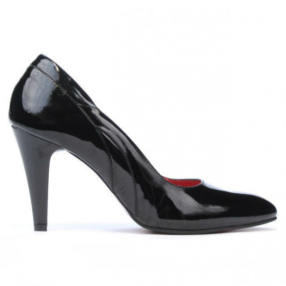 Eleganckie damskie buty 1218 czarny lakier
