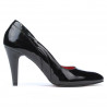 Eleganckie damskie buty 1218 czarny lakier