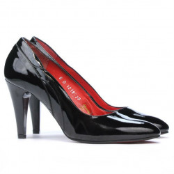 Eleganckie damskie buty 1218 czarny lakier