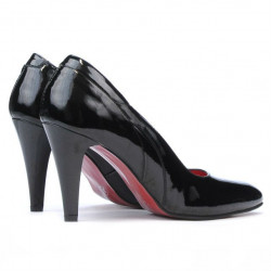 Eleganckie damskie buty 1218 czarny lakier