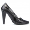 Eleganckie buty damskie 1208 czarne+lakierowane czarne