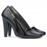 Eleganckie buty damskie 1208 czarne+lakierowane czarne