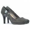 Eleganckie damskie buty 1086 szary antilop