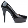 Eleganckie buty damskie 1201 lakierowane czarne