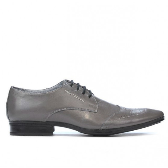 Eleganckie buty męskie 792 szare