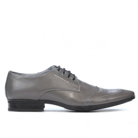Eleganckie buty męskie 792 szare