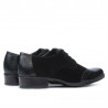 Damskie buty casual 691 czarne łączone