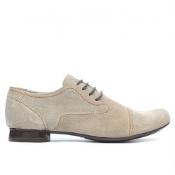 Buty casual damskie 180 piasek welur
