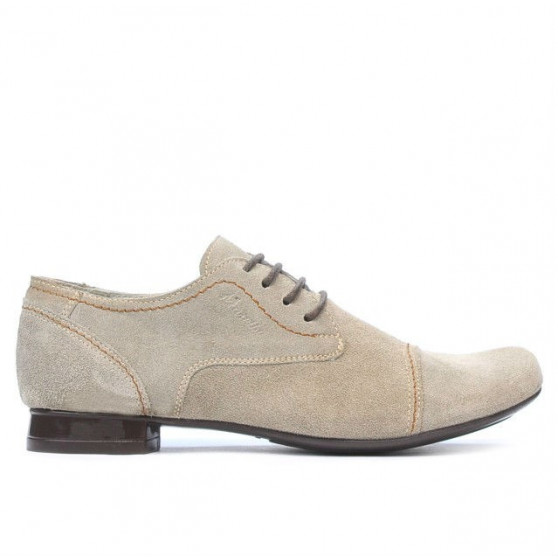 Buty casual damskie 180 piasek welur