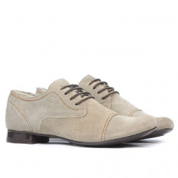Buty casual damskie 180 piasek welur