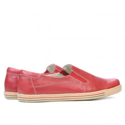 Buty casual damskie 624 czerwone