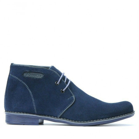 Buty młodzieżowe 464 zamszowe indygo