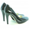 Eleganckie damskie buty 1233 lakierowane czarne