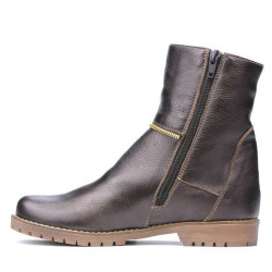 Damskie botki 3306 miedziane