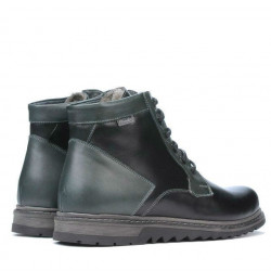 Buty męskie 497 czarne+szare