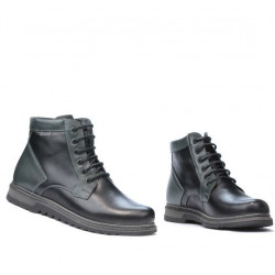 Buty męskie 497 czarne+szare