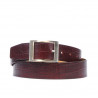 Damski pasek 02m croco bordowy