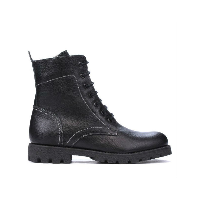 Czarne buty męskie 498m