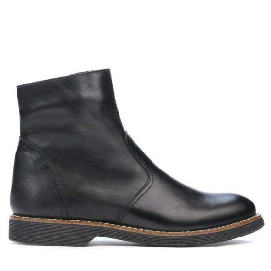 Czarne buty męskie 4101