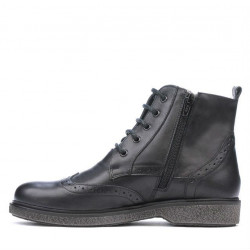 Czarne buty młodzieżowe 4001